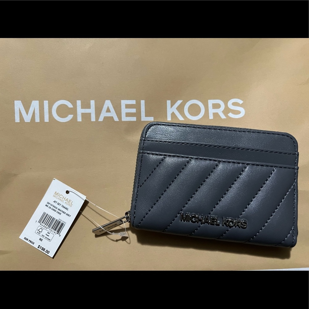NWT Michael Kors card case